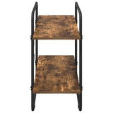 Bookshelf 2-Tier 100 x 35 x 70 cm PB Smoked Oak 8007800