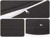 Cushion Cover 6 pcs HEERLEN Dark Grey 60 cm Boucl 922948