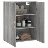 Wall Mounted Cabinet Grey Sonoma 69.5x34x90 cm 828410