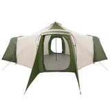 Tipi Tent with Roof Green 492 x 492 x 275 cm Taffeta 42000987