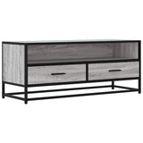 TV Cabinet Grey Sonoma 100x34.5x40 cm Engineered Wood and Metal 848817
