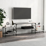 TV Cabinet Grey Sonoma 197x35x52 cm Engineered Wood 826328