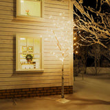 345146 LED White Birch Tree Warm White 240 LEDs 300 cm