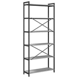 Bookshelf Grey sonoma 80 x 30 x 189.5 cm Engineered Wood 868410