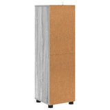 Bathroom Cabinet Grey Sonoma 30.5 x 30 x 101 cm Engineered Wood 888743