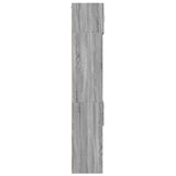 Slim Storage Cabinet Grey Sonoma 50x42.5x225 cm Engineered Wood 3281313