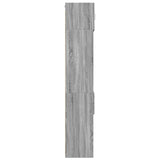 Slim Storage Cabinet Grey Sonoma 50x42.5x225 cm Engineered Wood 3281313
