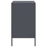 Bedside Cabinet Anthracite 36x39x68 cm Steel 843070