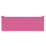 2-Piece Bench Cushions SOEST 2 pcs 100% Polyester Pink 950347