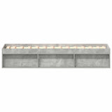 Bed Frame without Mattress Concrete Grey 100x200 cm 3203834