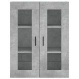 Highboard Concrete Grey 69.5x34x180 cm Engineered Wood 3198677