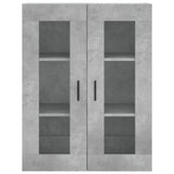 Highboard Concrete Grey 69.5x34x180 cm Engineered Wood 3198677