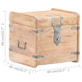 Chest 40x40x40 cm Solid Acacia Wood 289648