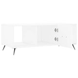 Coffee Table White 102x50x40 cm Engineered Wood 829268