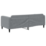 Day Bed without Mattress Light Grey 90x190 cm Single Fabric 354046