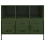 Sideboard Olive Green 100.5x39x79 cm Steel 843094