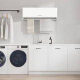 808233 Wardrobe White 100x32,5x35 cm Engineered Wood