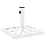 Umbrella Base White 44x44x31 cm Cast Iron 317761