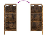 Bathroom Furniture Set 5 pcs Smoked Oak 33 x 34.5 x 100 cm 3405968