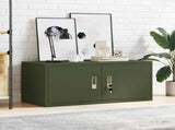 Storage Cabinet Olive Green 90 x 40 x 40 cm Steel 891632