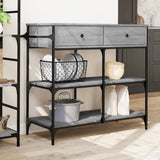 Kitchen Trolley Grey Sonoma 105x42x95 cm Engineered Wood 842379