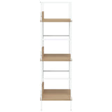 288221 3-Layer Book Shelf Oak 60x27,6x90,5 cm Engineered Wood