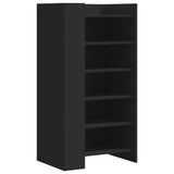 Shoe Cabinet Black 52x37.5x100 cm Engineered Wood 848445