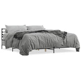 Bed Frame without Mattress Grey Sonoma 180x200 cm Super King 3280060