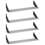 Wall Shelves 4 pcs Grey Sonoma 80 x 20 x 17 cm 8014538