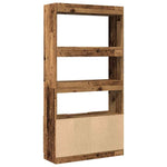 Highboard Old Wood 92x33x180 cm Engineered Wood 3309625