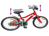 Kids Bike 18 Inches for 5-7 Years Old Red 42009474