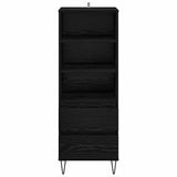 Highboard Black Oak 40 x 36 x 110 cm Engineered Wood 882743