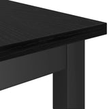 Dining Bench 2 pcs Black Oak 100 x 32.5 x 48.5 cm 873751