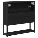 Mirror Cabinet Black Oak 60 x 16 x 60 cm Engineered Wood 862225