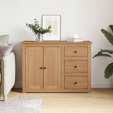 Sideboard with Drawers Panama 112x40x80 cm Solid Wood Pine 4016385