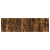 Wall-Mounted Headboard UTRECHT Smoked Oak Engineered Wood 897820