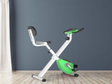Folding Exercise Bike, Fitness Bicycle Indoor Trainer, 8-Level Magnetic Resistance Adjustable, with T3398P425074