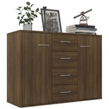 Sideboard Brown Oak 88x30x65 cm Engineered Wood 815371