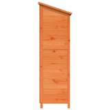 Garden Shed with Roof Brown 59 x 56 x 176 cm Solid Fir Wood 42033463