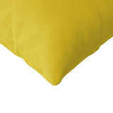 Sofa Pillows 2 pcs Yellow 145 x 40 cm Corduroy Fabric 42013849