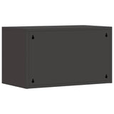 Wall Cabinet for Garage with Gas-lift Door Black 883280