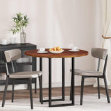 Table Top Dark Brown 90 x 2.5 cm Solid Oak Wood 42016012
