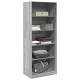Wardrobe Grey Sonoma 80x50x200 cm Engineered Wood 3307725