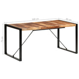Dining Table 160x80x75 cm Solid Wood 321541