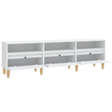TV Cabinet White 150x30x44.5 cm Engineered Wood 831909