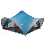 Tipi Tent with Roof Blue 18-Person Polyester and Steel 42028620