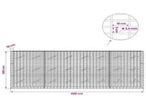 Gabion with 3.5 mm Wire and 5x10 cm Mesh 400x10x150 cm 3462554
