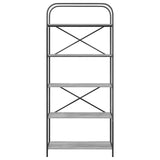 Bookshelf Grey Sonoma 80 x 30 x 183 cm Engineered wood 879836