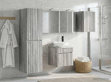 Bathroom Cabinet Set 5 pcs Grey Sonoma Engineered Wood 3407348