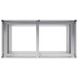 Planter 80x40x80 cm Galvanised Steel 860715